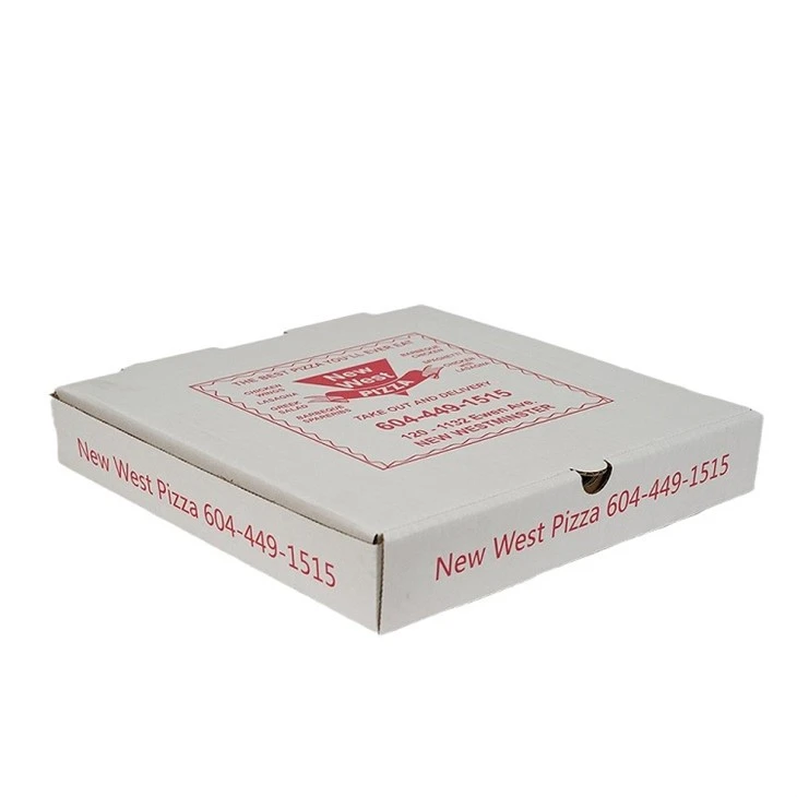 Customized Logo Pizza Box With Eco-Friendly Kraft Paper