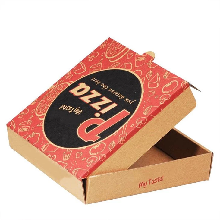 Food Grade verpakking aangepaste Llogo Chinese pizzadoos