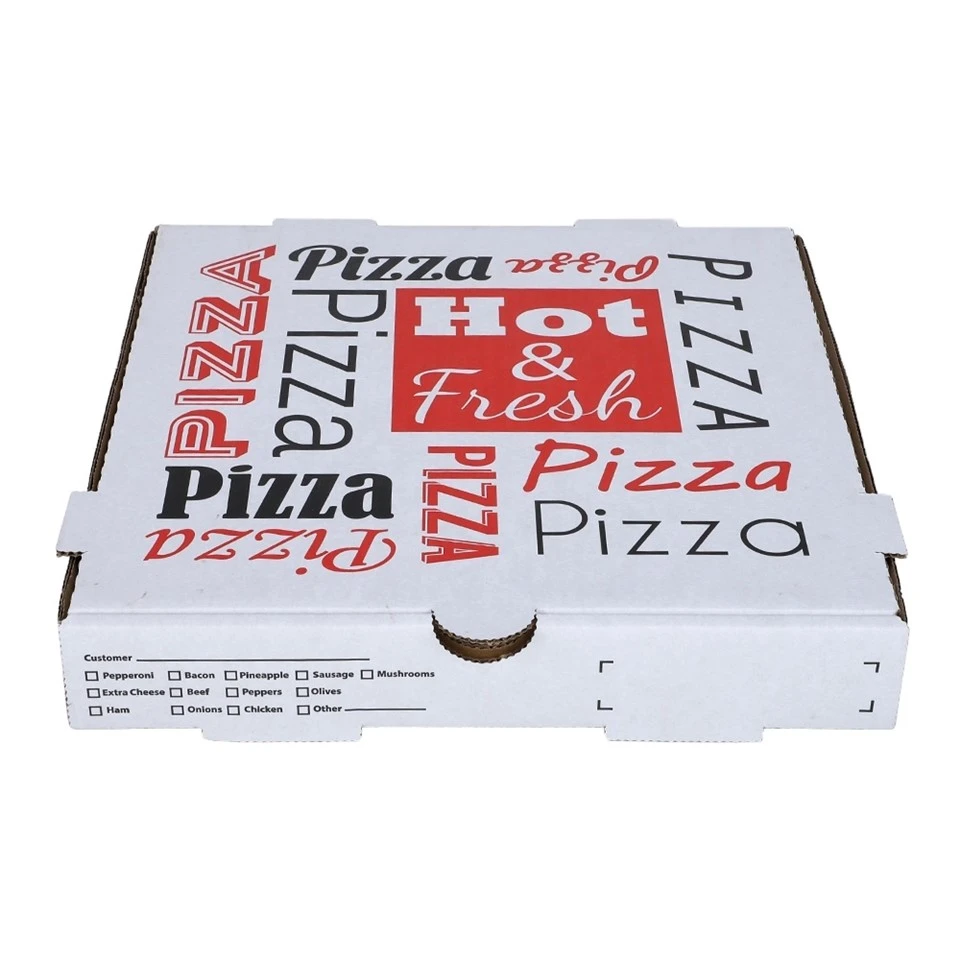Draagbare herbruikbare kartonnen pizzadoos