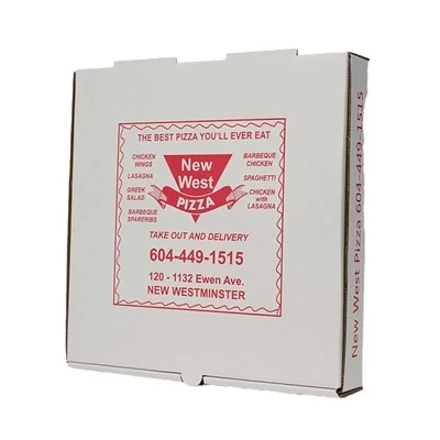 Aangepaste logo-pizzadoos met milieuvriendelijk kraftpapier