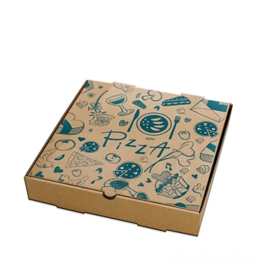 Pizzaverpakking papieren doos met aangepast logo