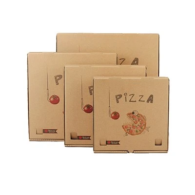 Professionele op maat gemaakte pizzadoos van hoge kwaliteit in kleurkaart
