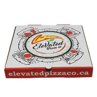 Aangepast formaat Logo Pizzadoos Hoge kwaliteit Goedkoop